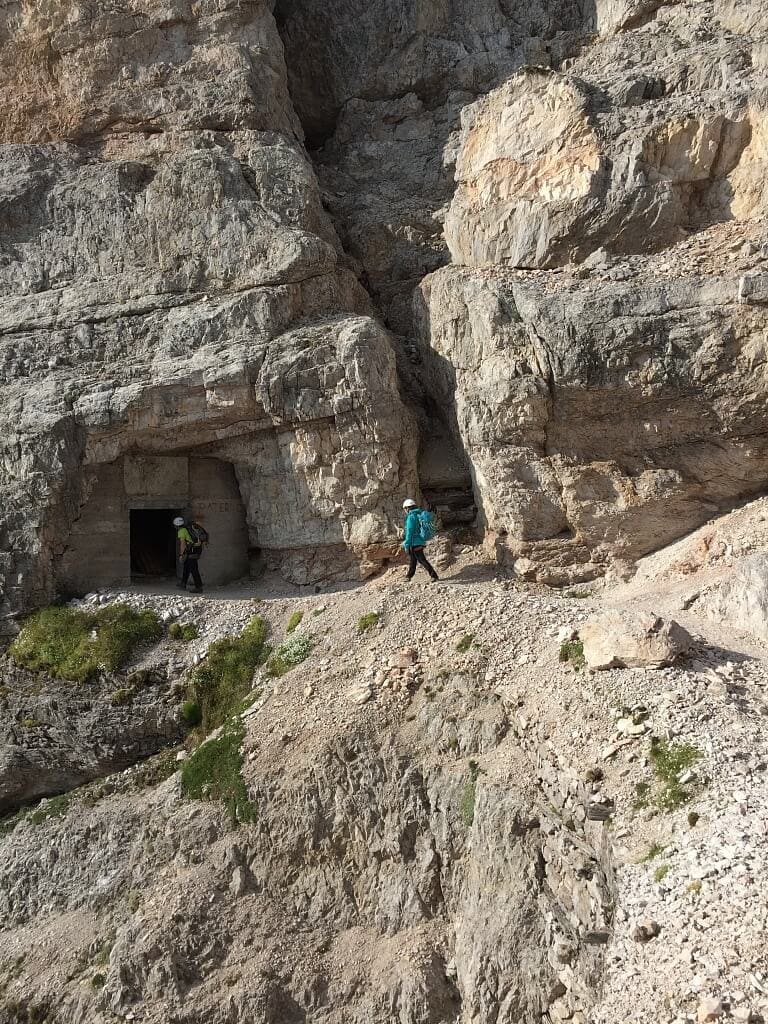 Great War Tunnels in Dolomites