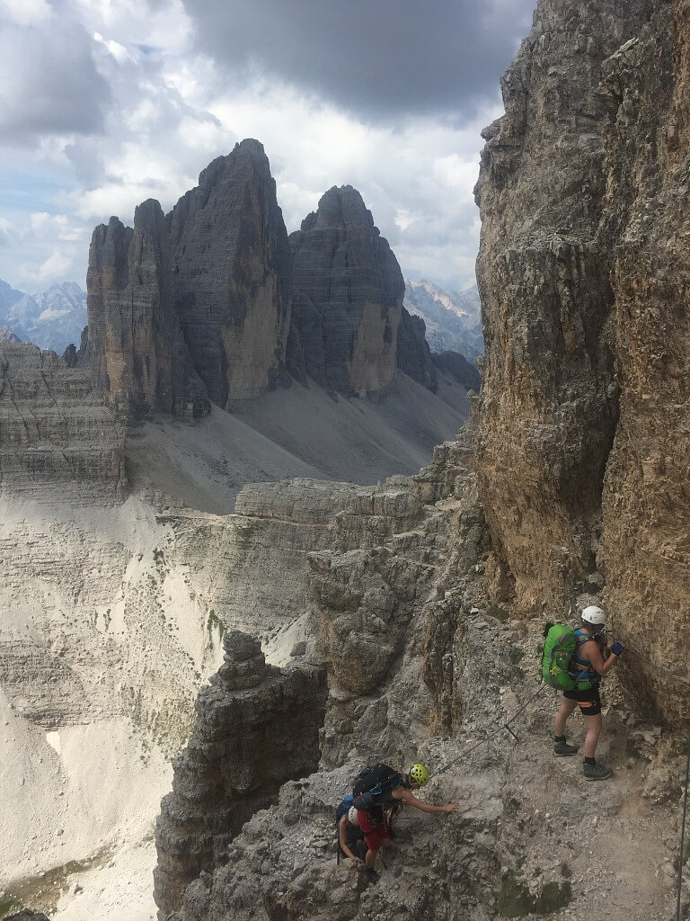 Via Ferrata in Dolomites