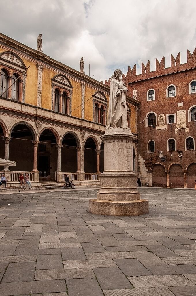 Signori historical square in Verona