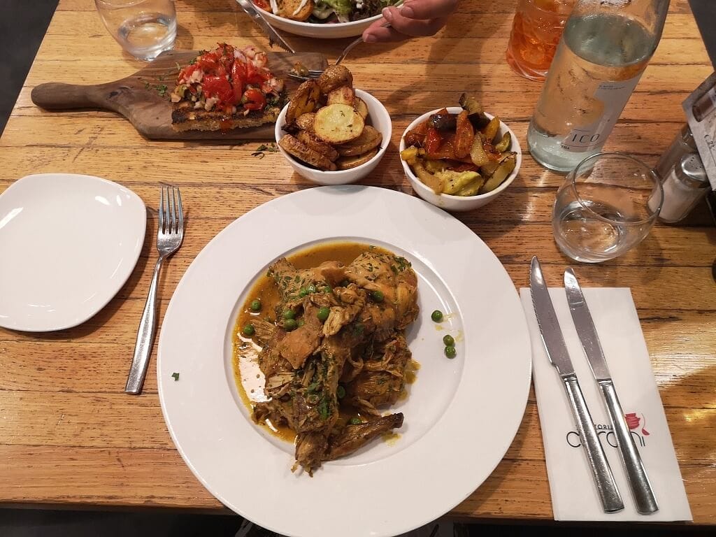 Maltese Rabbit Stew with potation and vegetables