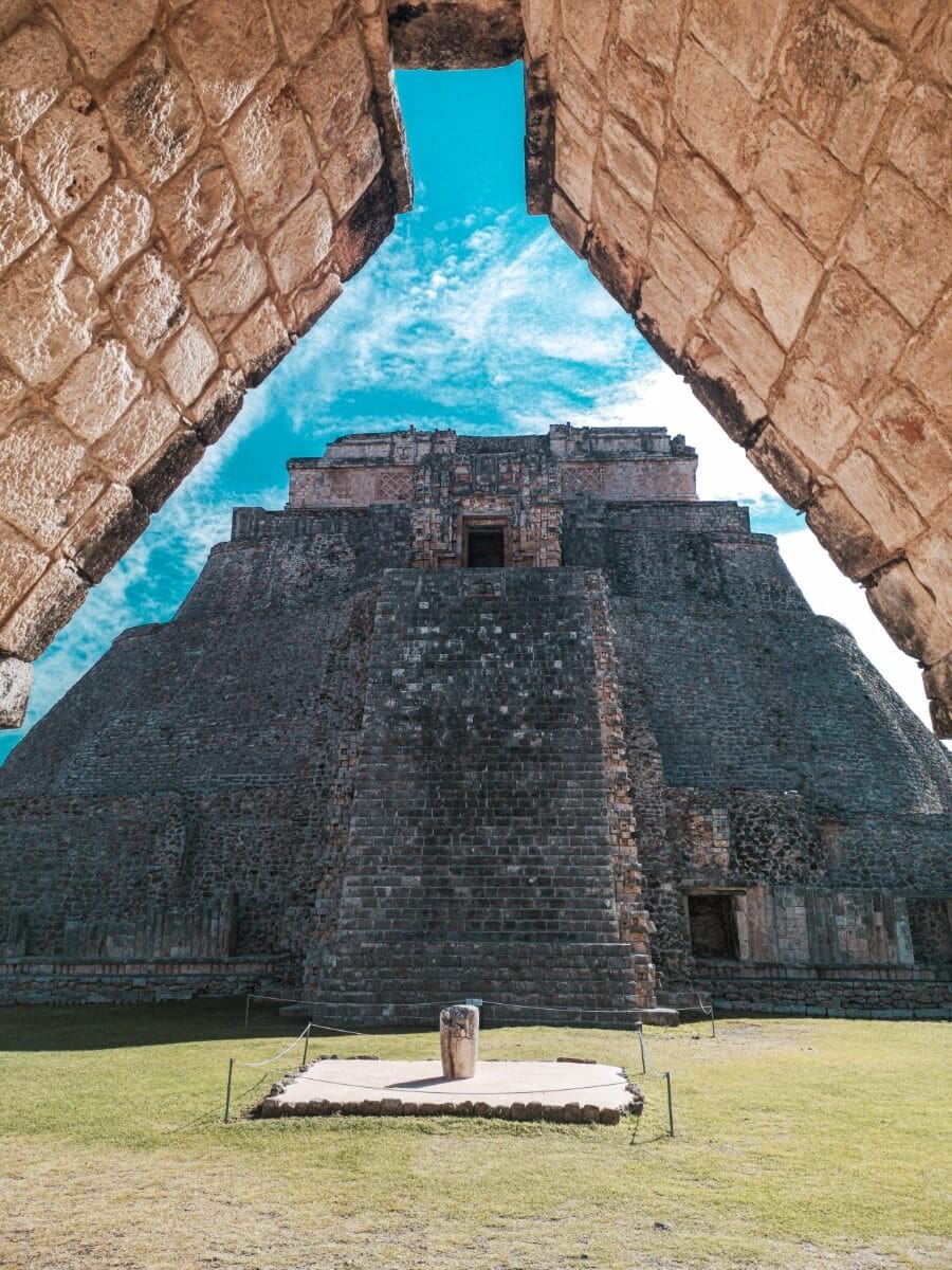 Uxmal Mayan Ruins near Merida city in Mexico