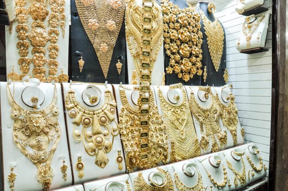 Jewelry in Dubai Gold Market