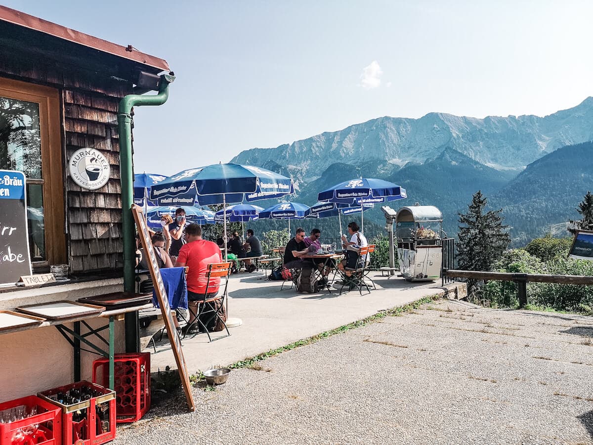 Mountain hut at Eckbauer 