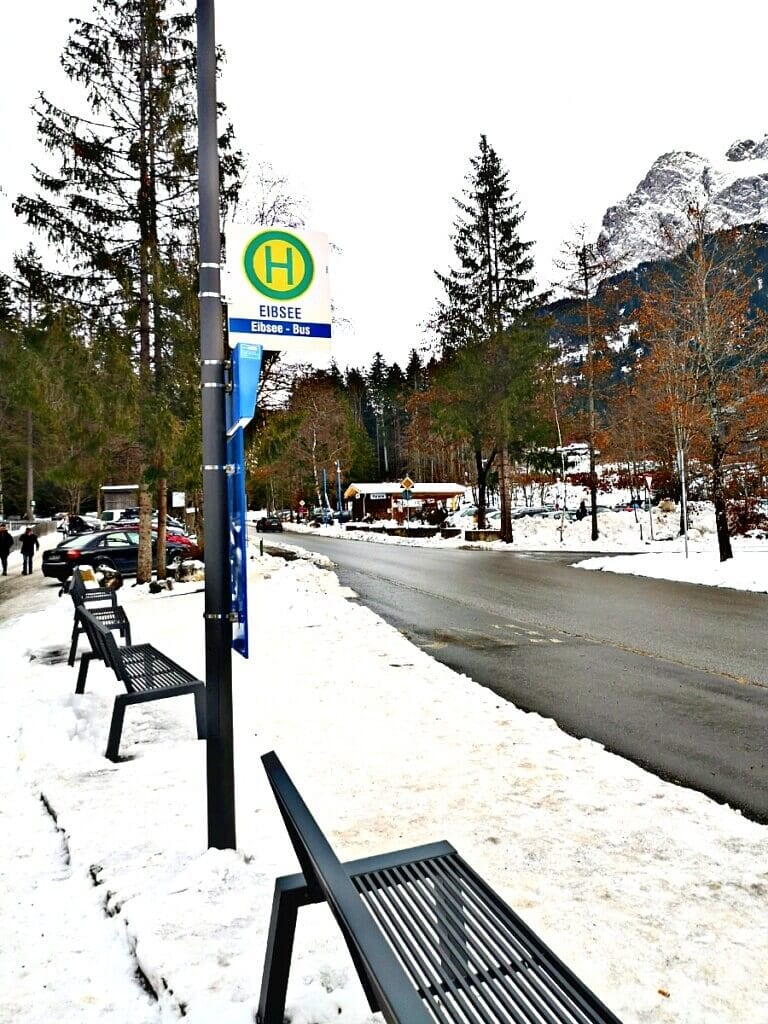 Eibsee Bus Station in Grainau