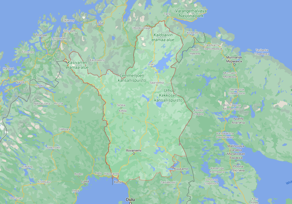 The Map of Lapland