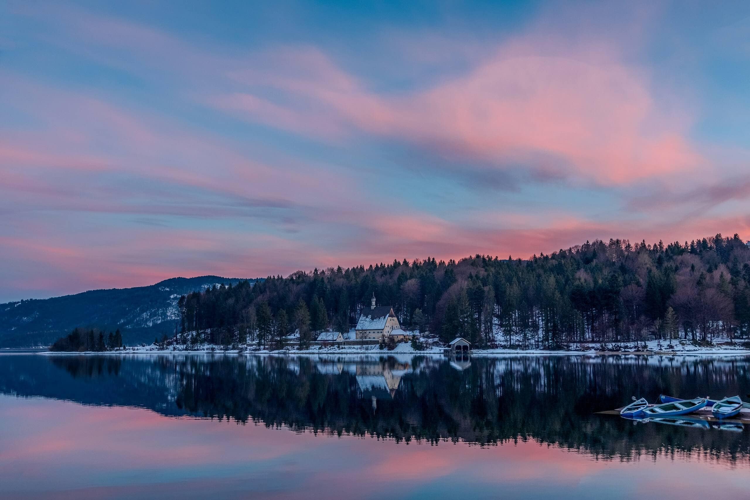 Walchensee in Winter