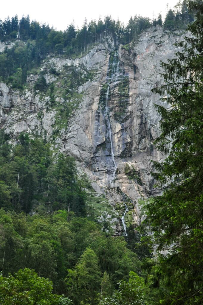 Röthbach Waterfall in Berchtesgaden national park