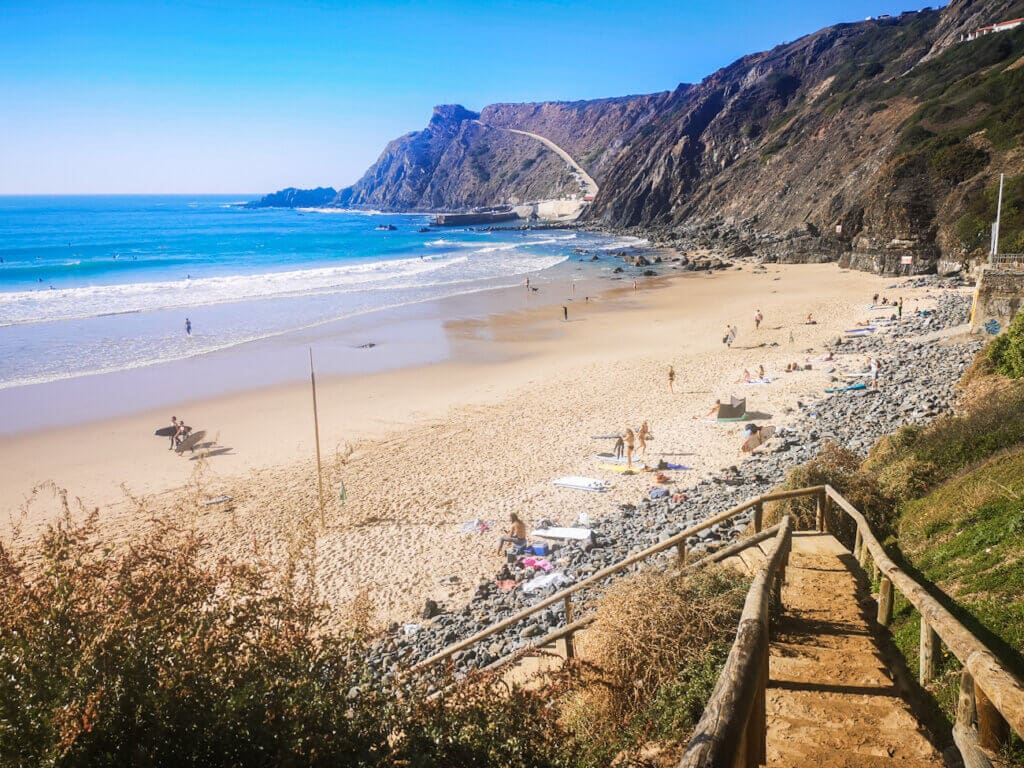 Praia da Arrifana Panoramic view