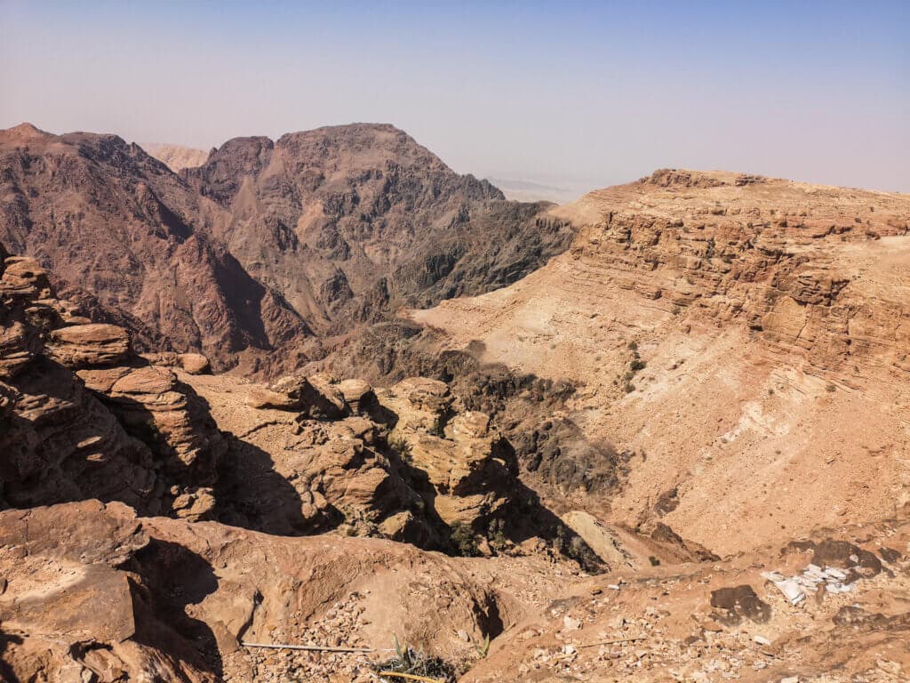 View over Mountains in Petra