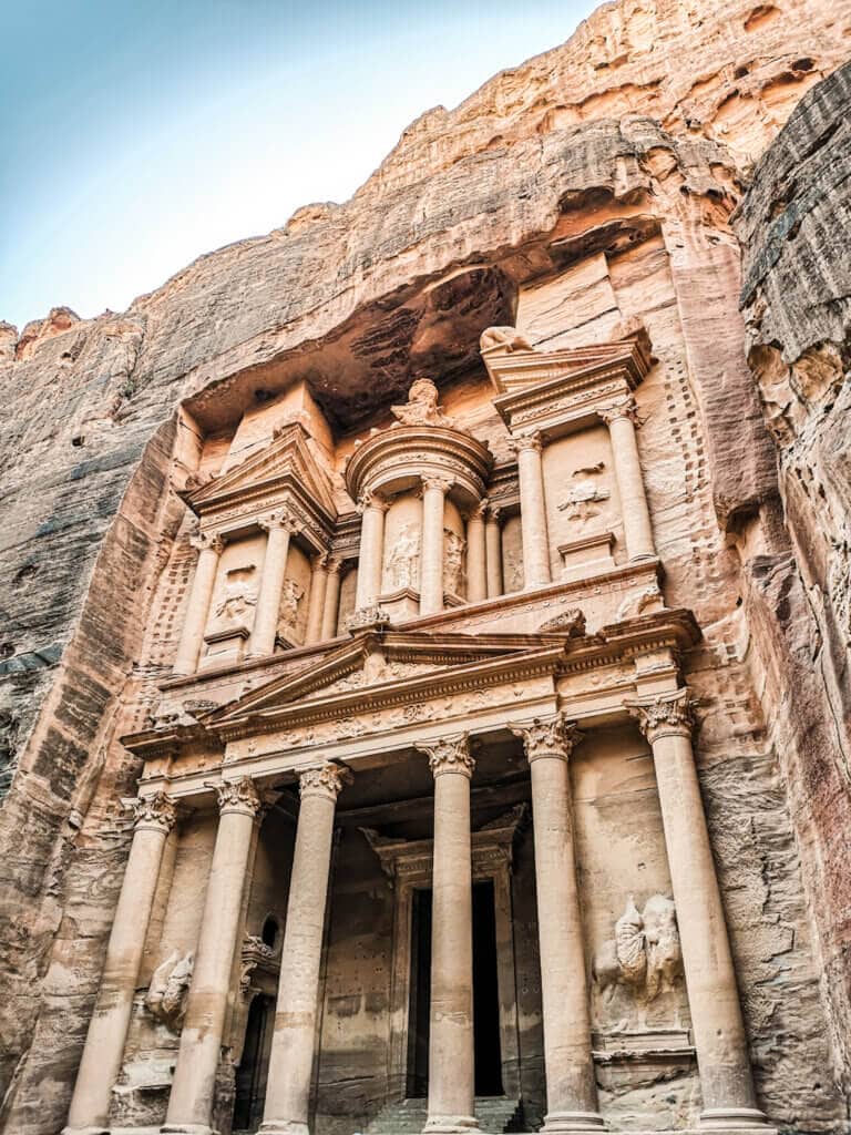 The Treasury in Petra Main Trail