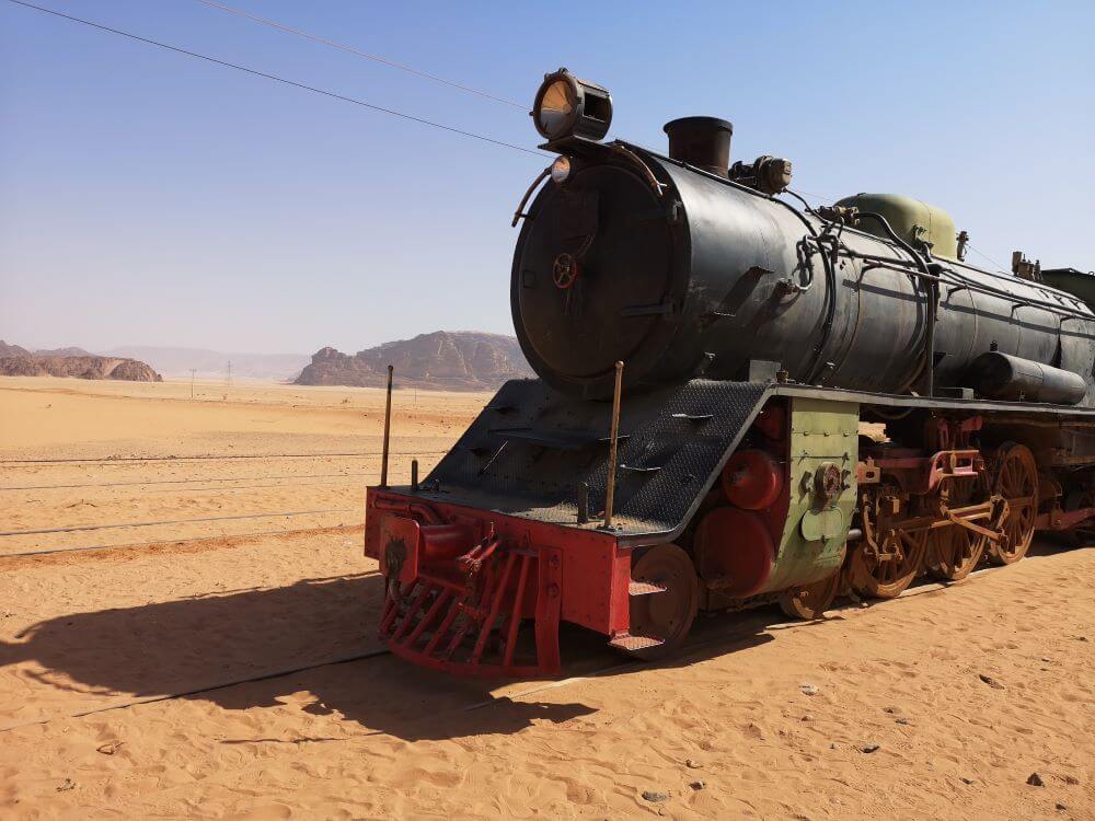 Hijaz Steam Train in Wadi Rum