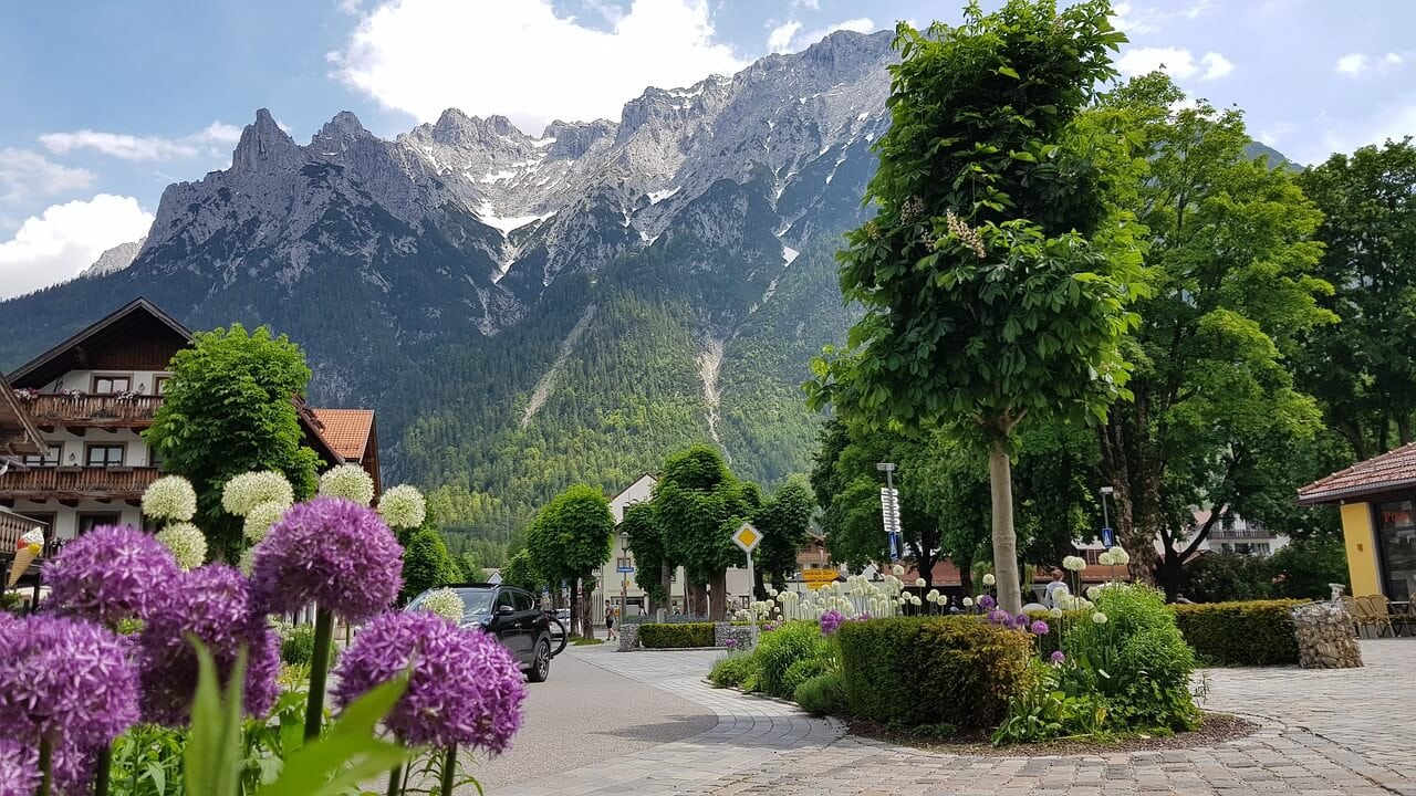 Mittenwald town center