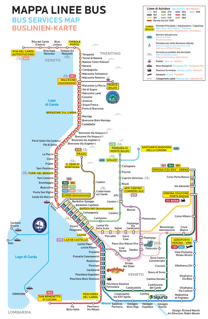 Verona to Lake Garda Bus Schedule