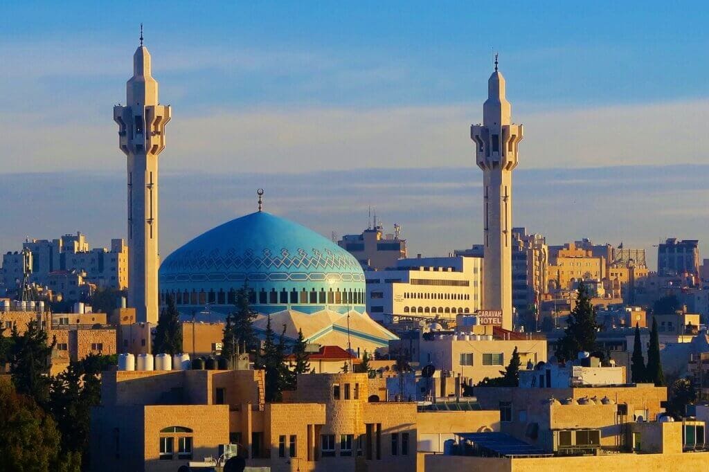 Visit Blue Mosque when you are one day in Amman