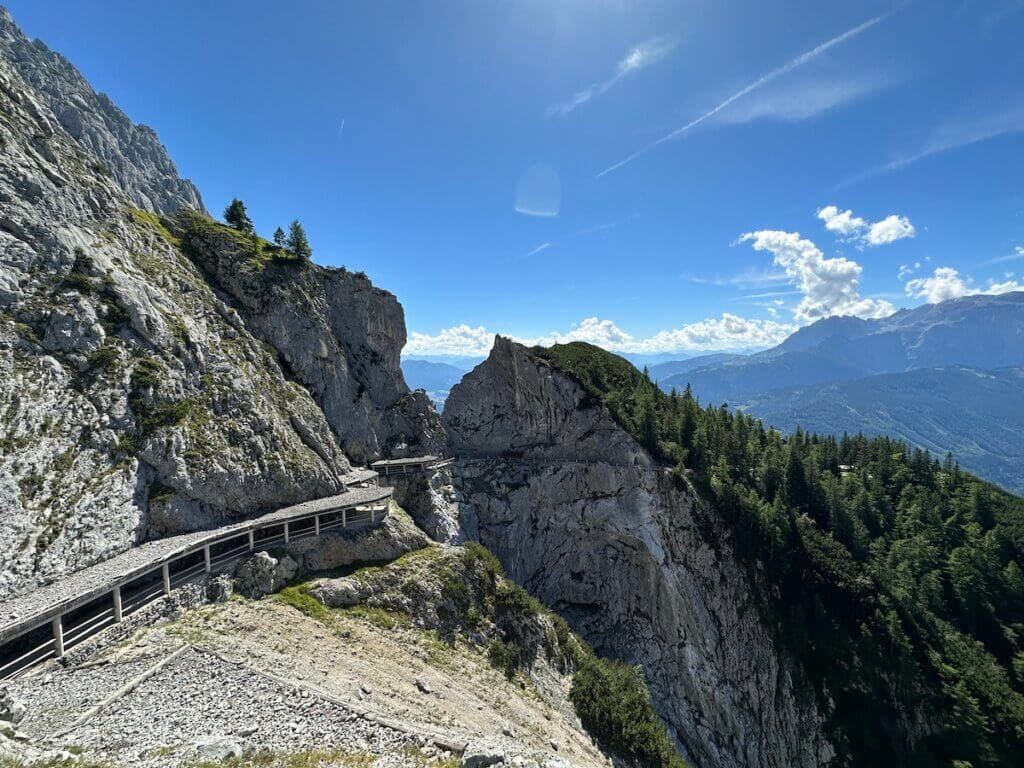 Panoramic Views on the wey to Ice Caves