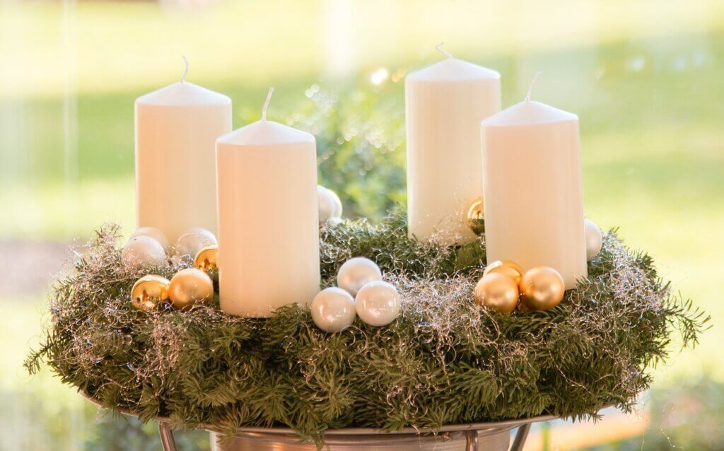 adventkreuz - christmas candles