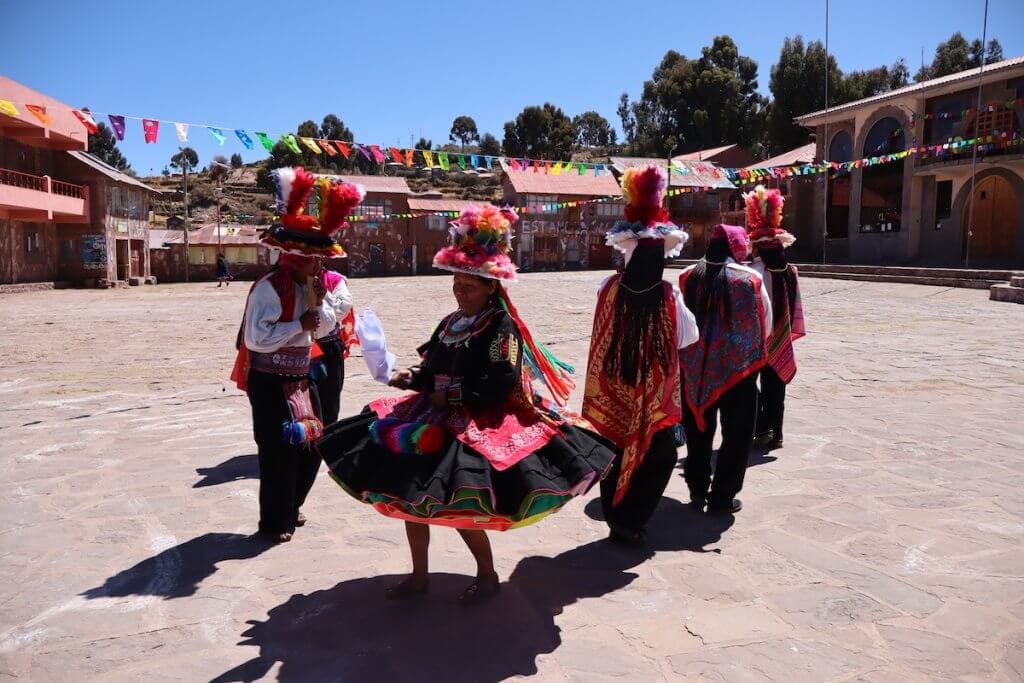 Taquile Island on Lake Titicaca