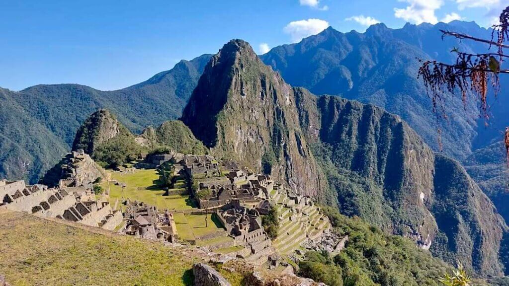 Machu Picchu View on 2nd day of short Inca Trail