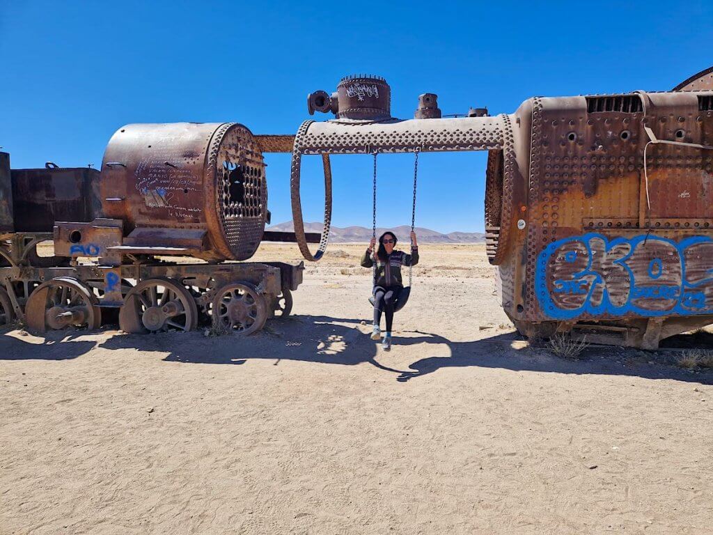 Train Cemetery Uyuni