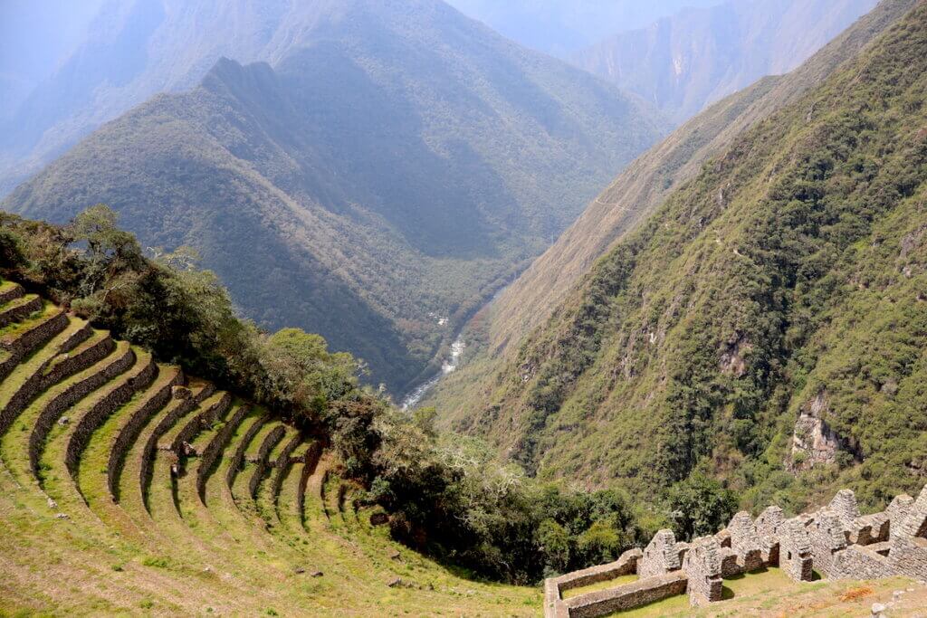 winay wayna inca ruin on inca trail