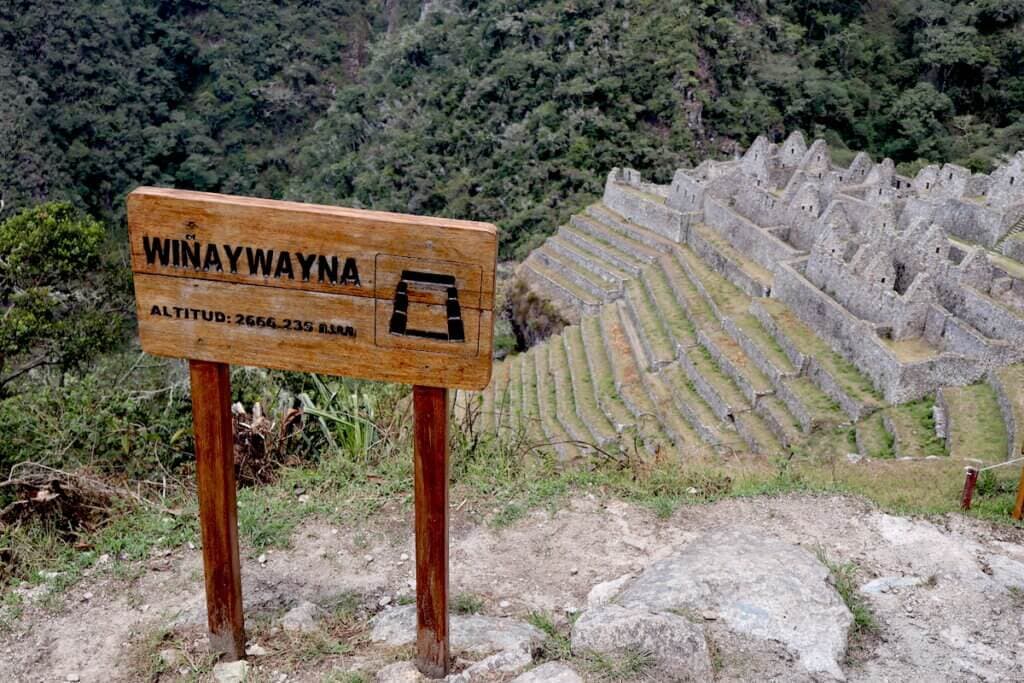 winay wayna Inca trail
