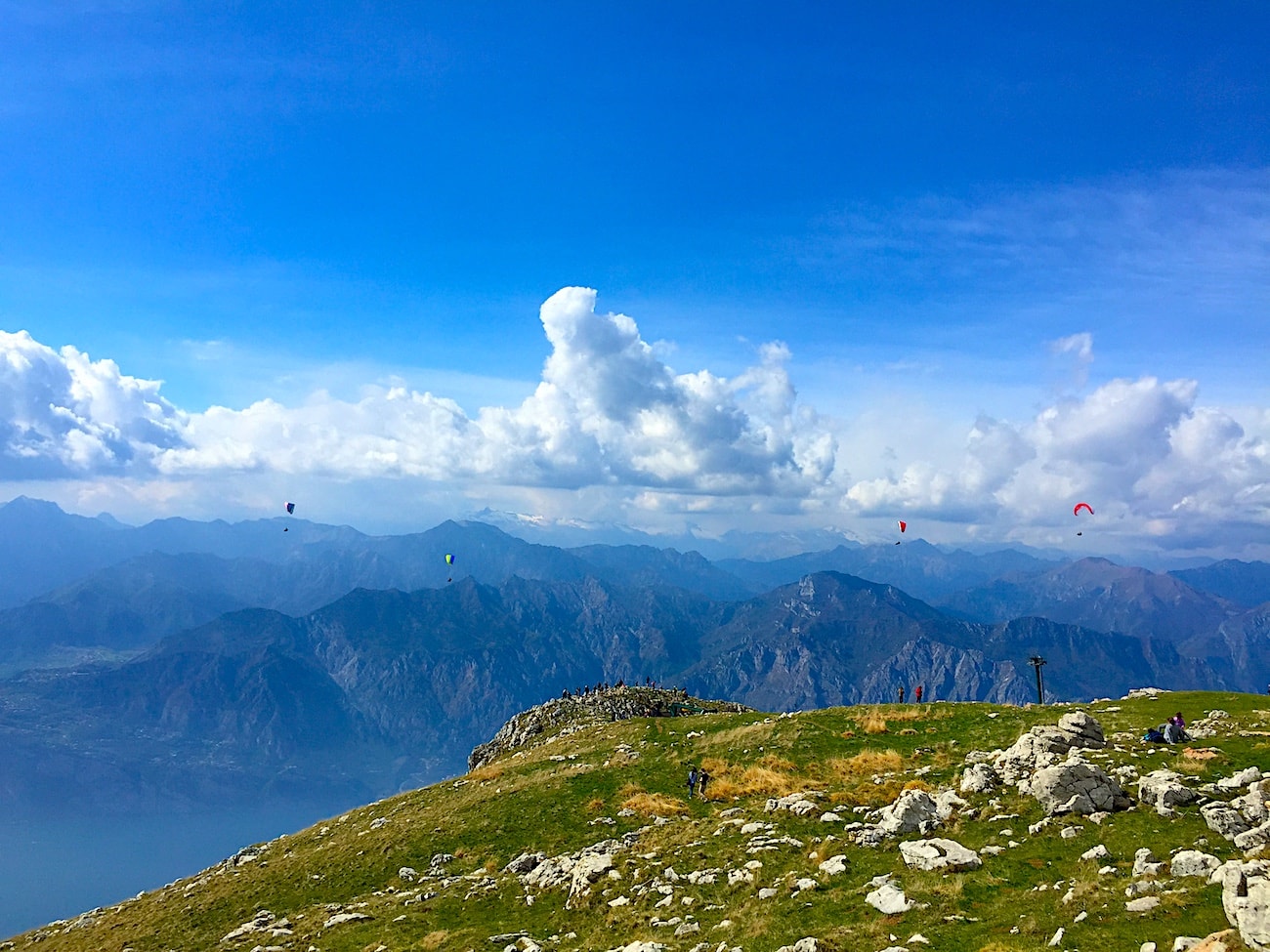 Mount Baldo bird eye view