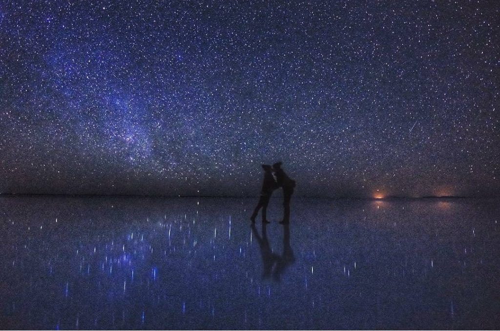 Stargazing in Uyuni Salt Flats