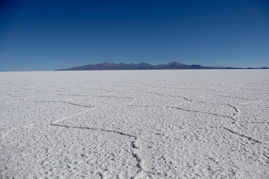 Uyuni Salt Flats in Dry Season