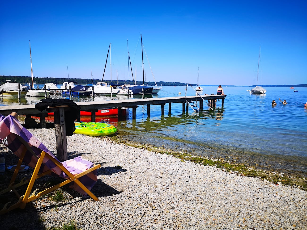 Public Beach at Seeshaupt