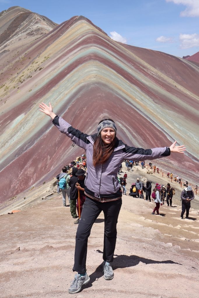 Rainbow Mountain expectation vs reality photo