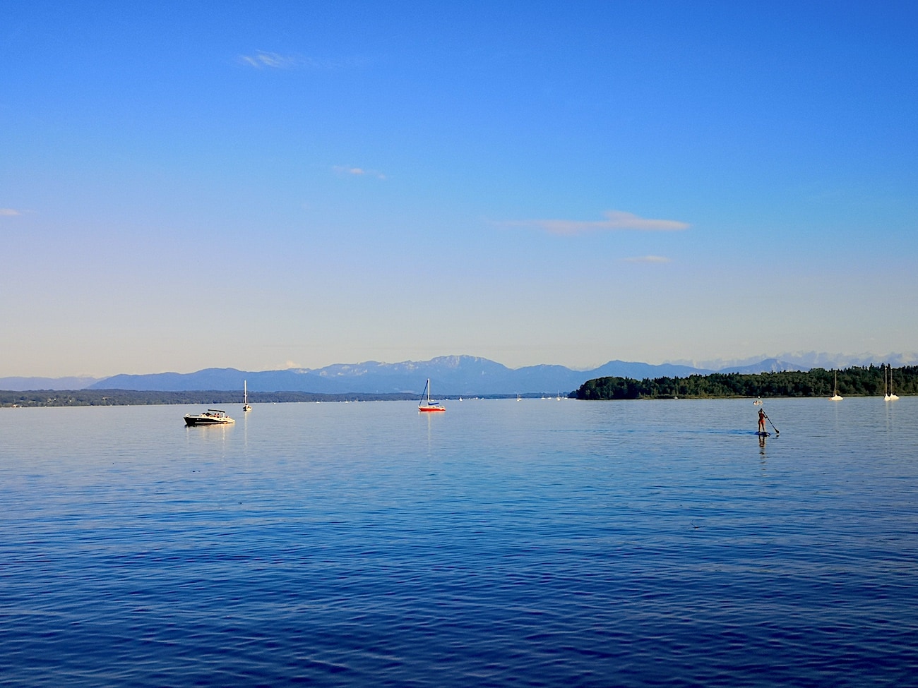 Sailing on Lake Starnberg