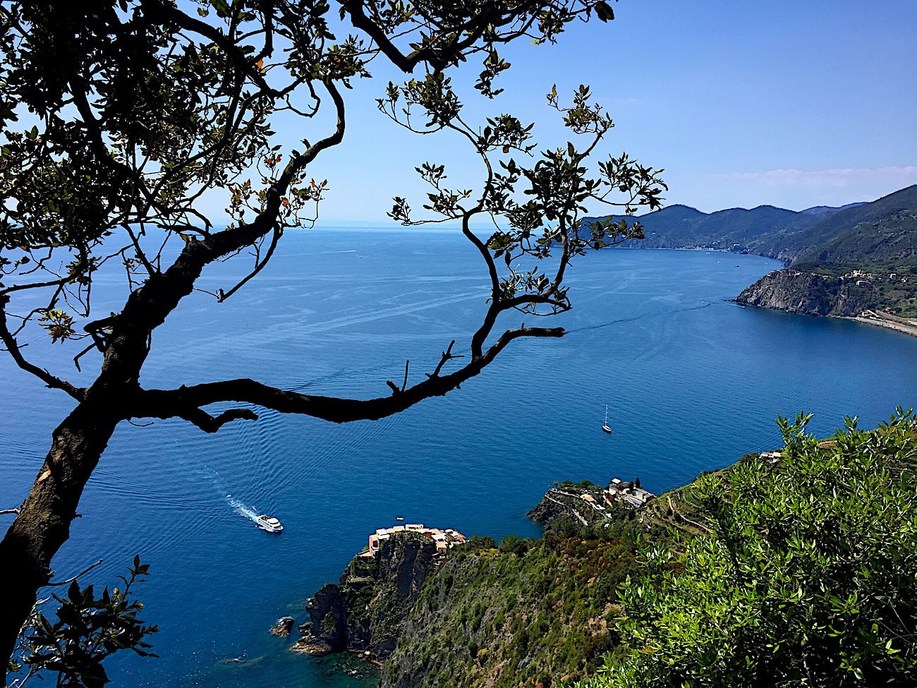 Hiking in Cinque Terre with a View